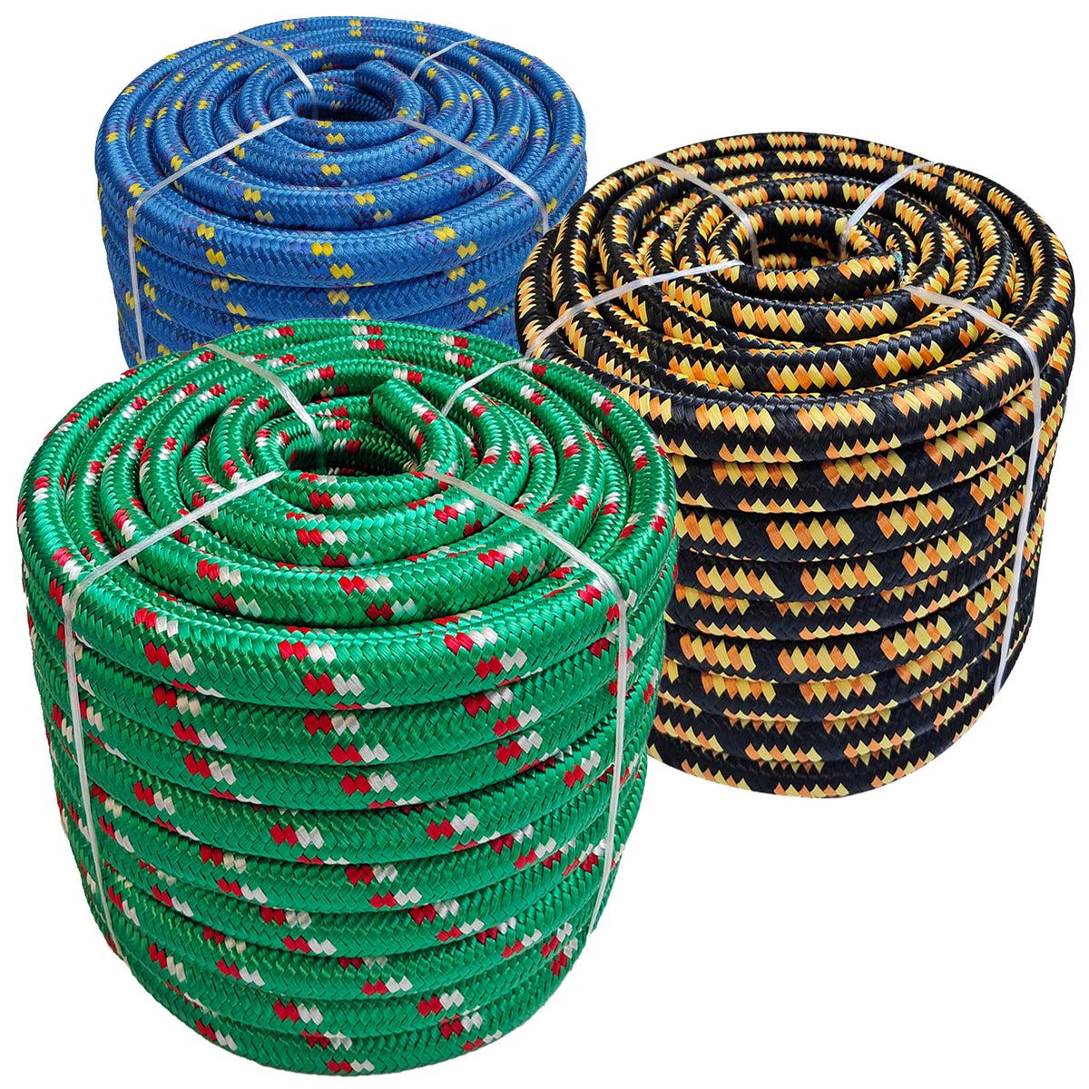 Corde en polypropylène | K2 | Corde polyvalente résistante à la déchirure, aux UV et flottante | Disponible dans de nombreux coloris, épaisseurs et longueurs