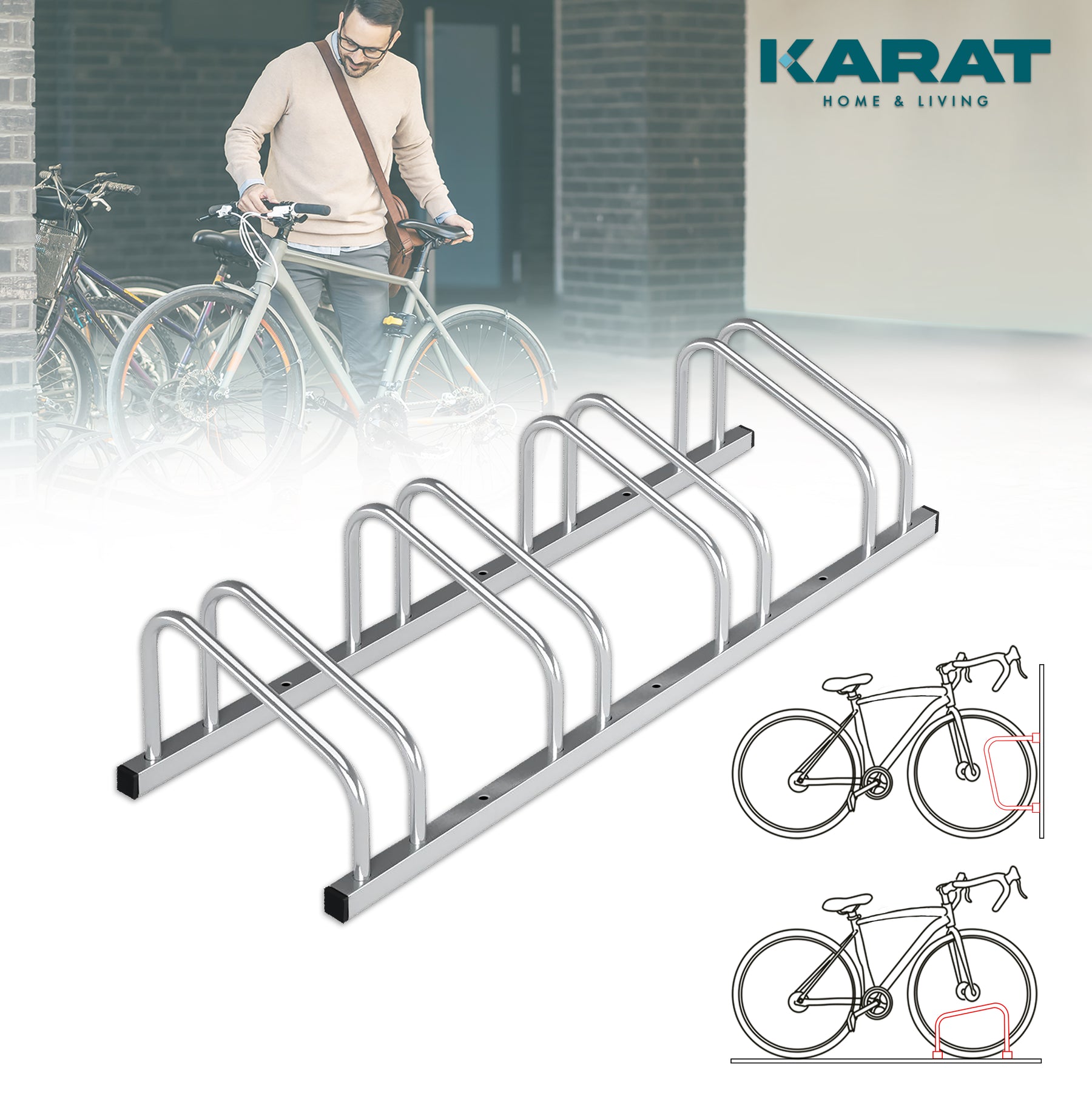 F2_fd-30707 | Argent | Pour 4 vélos