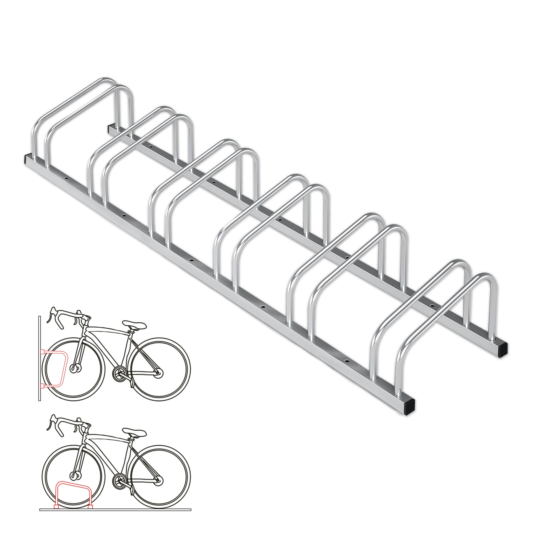 F1_fd-30709 | Argent | Pour 6 vélos