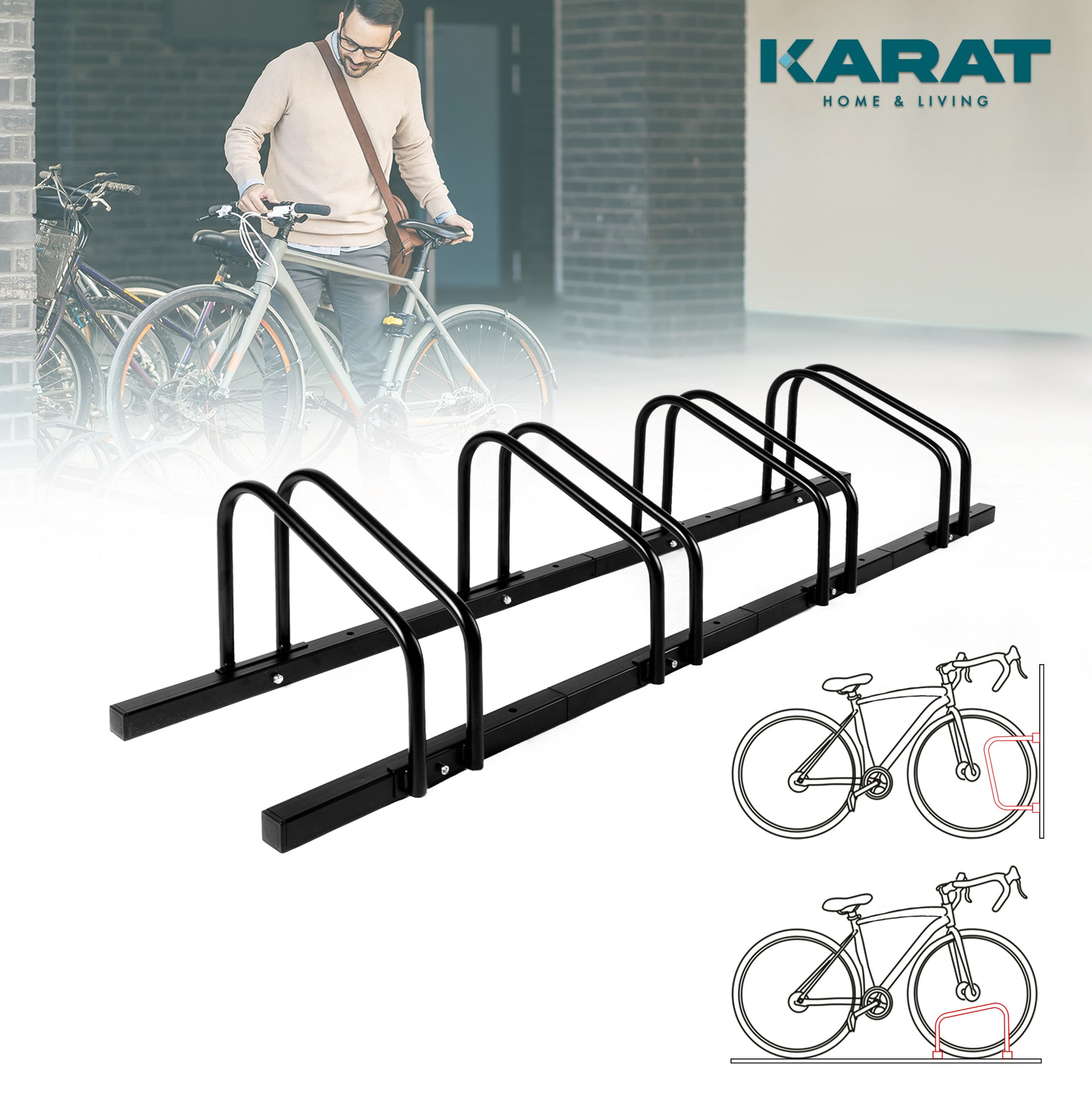 F2_fd-30702 | Noir | Pour 4 vélos