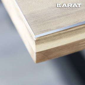 Film de protection transparent mat pour table, coupe droite | Imperial | Film de protection antidérapant et imperméable pour tables | Découpe sur mesure personnalisée