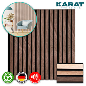 Panneaux acoustiques imitation bois | Design intemporel pour une acoustique agréable dans la pièce | Disponible en 3 designs et 2 tailles