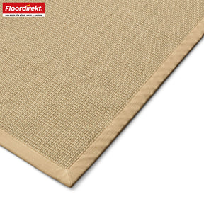 Tapis de Sisal | Bombay | Avec dos antidérapant & bordure en coton | Dans de nombreuses tailles
