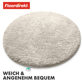 Tapis de bain | Sky | Tapis de bain rond | Confort dense et moelleux pour votre maison