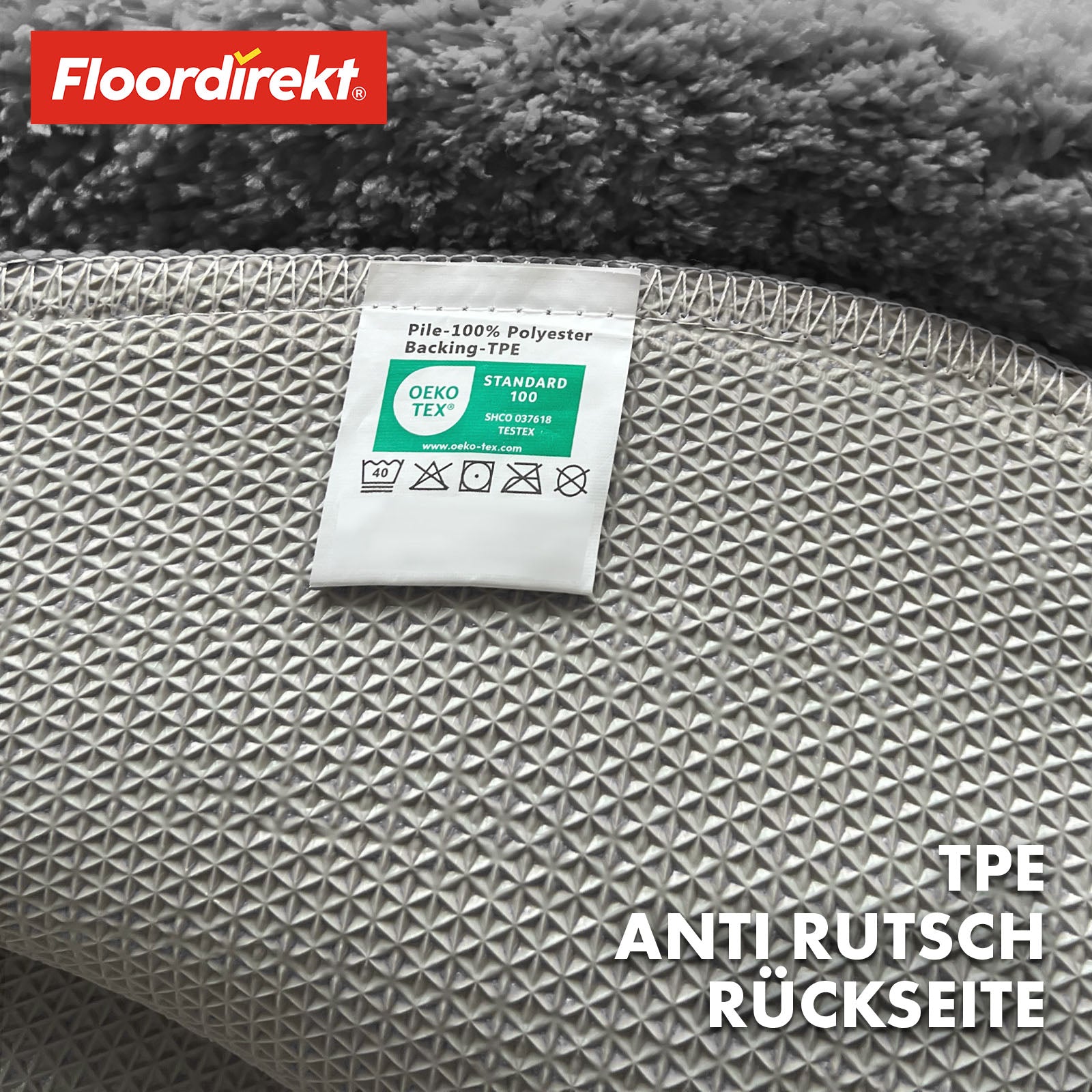 Tapis de bain | Sky | Tapis de bain rond | Confort dense et moelleux pour votre maison