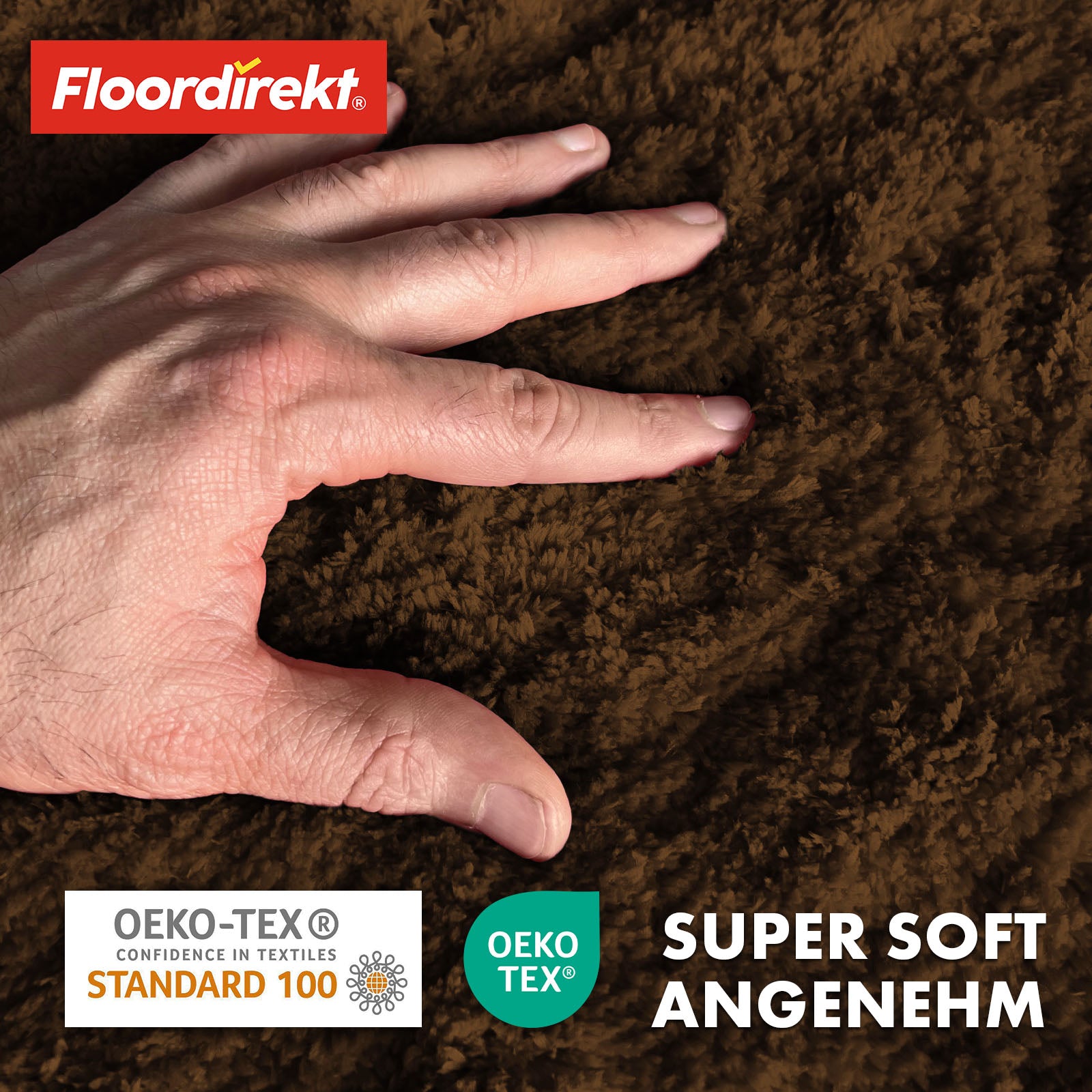 Tapis de bain | Sky | Tapis de bain rond | Confort dense et moelleux pour votre maison
