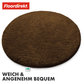 Tapis de bain | Sky | Tapis de bain rond | Confort dense et moelleux pour votre maison