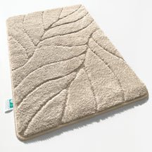 Tapis de bain | Maris | Tapis de bain moelleux avec structure en feuilles | Disponible en différentes couleurs et tailles