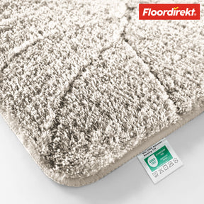 Tapis de bain | Maris | Tapis de bain moelleux avec structure en feuilles | Disponible en différentes couleurs et tailles