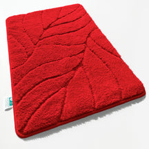 Tapis de bain | Maris | Tapis de bain moelleux avec structure en feuilles | Disponible en différentes couleurs et tailles