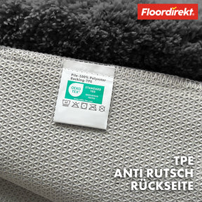 Tapis de bain | Maris | Tapis de bain moelleux avec structure en feuilles | Disponible en différentes couleurs et tailles