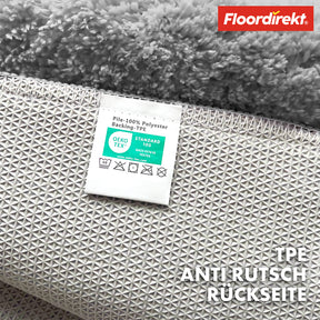 Tapis de bain | Maris | Tapis de bain moelleux avec structure en feuilles | Disponible en différentes couleurs et tailles