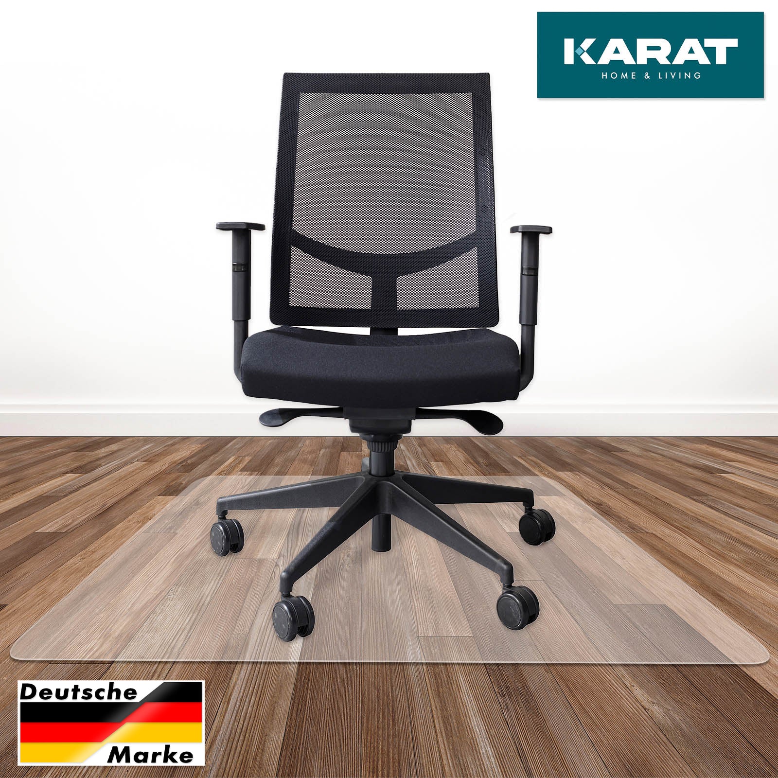 ✂ Tapis de protection pour sols durs en polycarbonate | Transparent