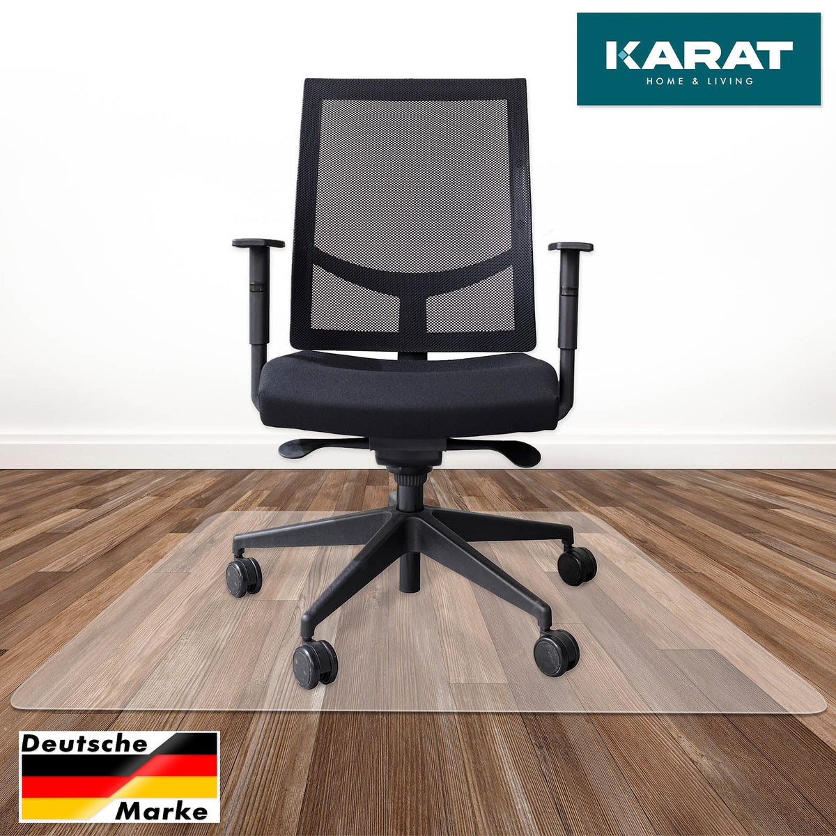 ✂ Tapis de protection pour sols durs en polycarbonate | Transparent