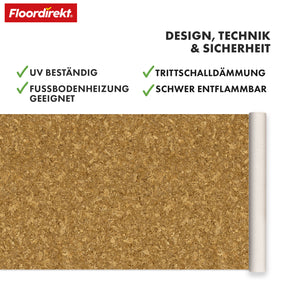 Revêtement CV | Kyara 620M | Revêtement vinyle robuste avec aspect liège naturel et absorption acoustique
