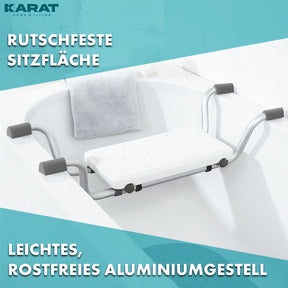 Siège de baignoire | Levi | Siège de bain réglable jusqu’à 150 kg en aluminium