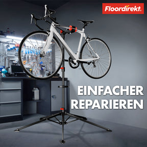 Béquille de montage pour vélo | Lois | Réglable en hauteur et adaptable individuellement | Capacité de charge jusqu'à 30 kg