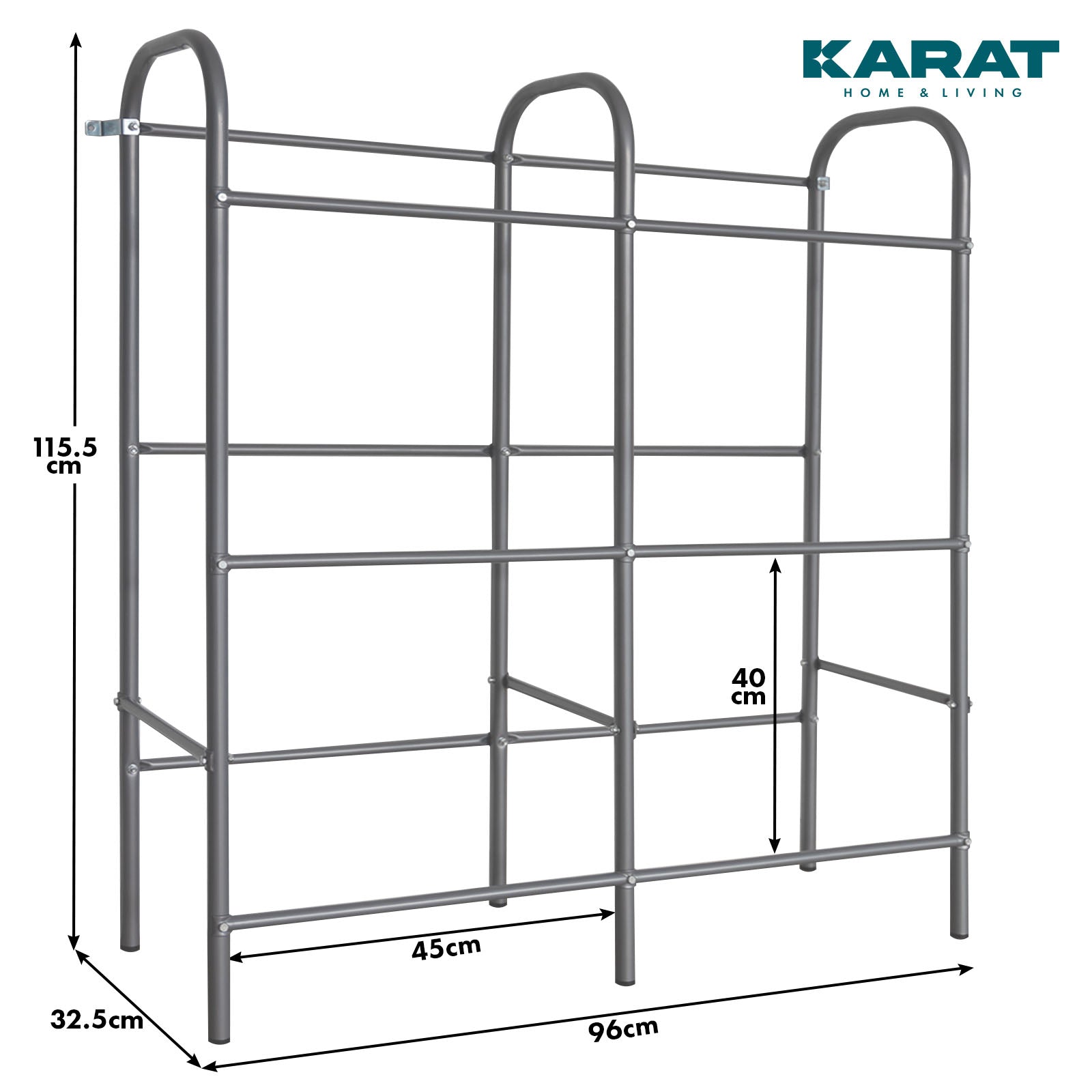 T1_96 x 32,5 x 115,5 cm | Pour 6 caisses