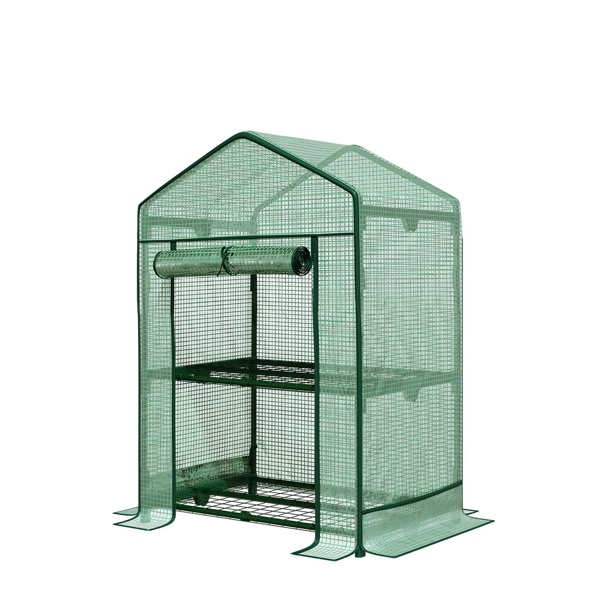 Serre | Bloom | Serre résistante aux intempéries avec cadre en acier robuste | Maison de plantes compacte avec 2, 3 ou 4 niveaux de rangement au choix