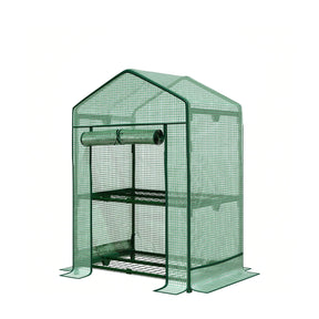 Serre | Bloom | Serre résistante aux intempéries avec cadre en acier robuste | Maison de plantes compacte avec 2, 3 ou 4 niveaux de rangement au choix