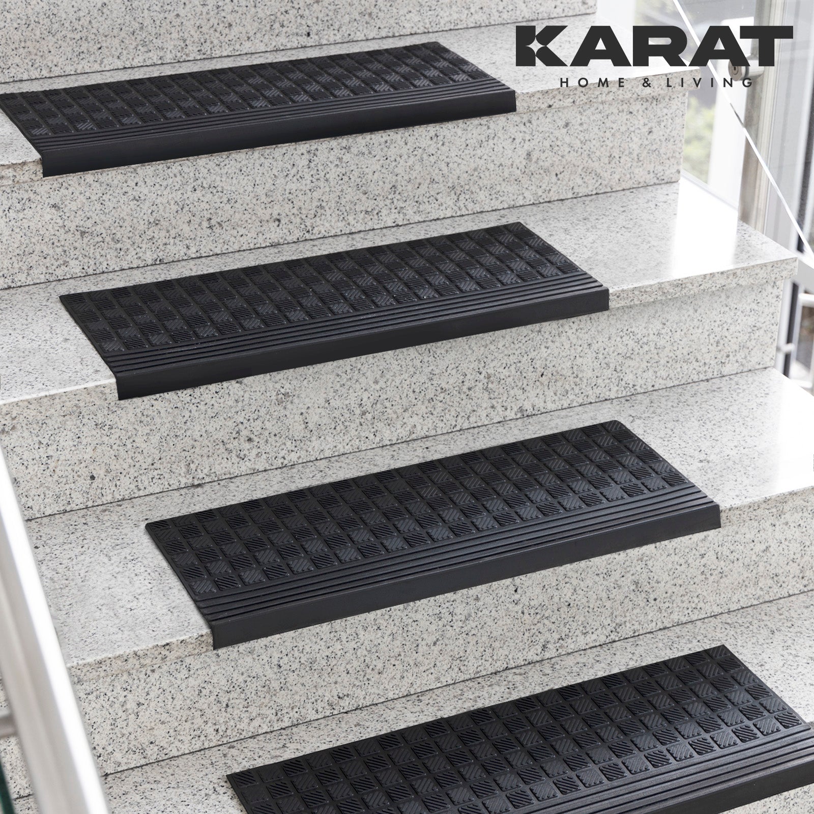 Tapis de marche en caoutchouc pour l'extérieur | Diamant