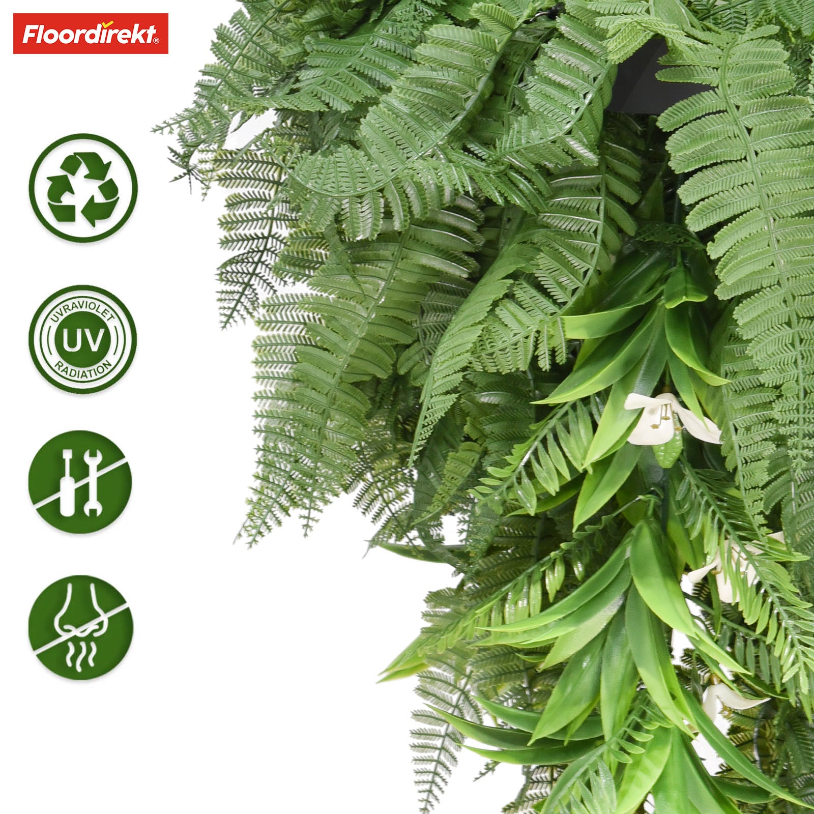 Plante suspendue | Rainforest | Plante verte artificielle pour une décoration élégante à l'intérieur et à l'extérieur