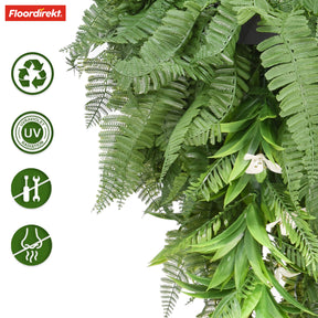 Plante suspendue | Rainforest | Plante verte artificielle pour une décoration élégante à l'intérieur et à l'extérieur