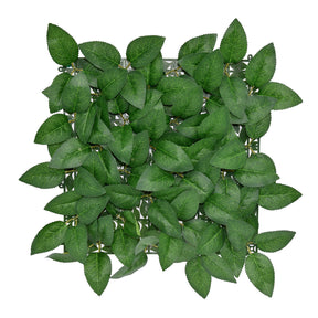Mur végétal | Big Rose Leaf | Décoration murale élégante avec de grands pétales de rose pour chaque maison | 33 x 33 cm