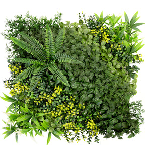 Mur végétal | Multiéléments | Oasis de verdure polyvalente et facile d'entretien pour votre aménagement intérieur | 50 x 50 cm