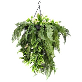 Plante suspendue | Rainforest | Plante verte artificielle pour une décoration élégante à l'intérieur et à l'extérieur