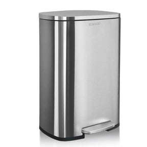 Poubelle- Acier inoxydable | Avec fermeture automatique | 30 ou 50 litres