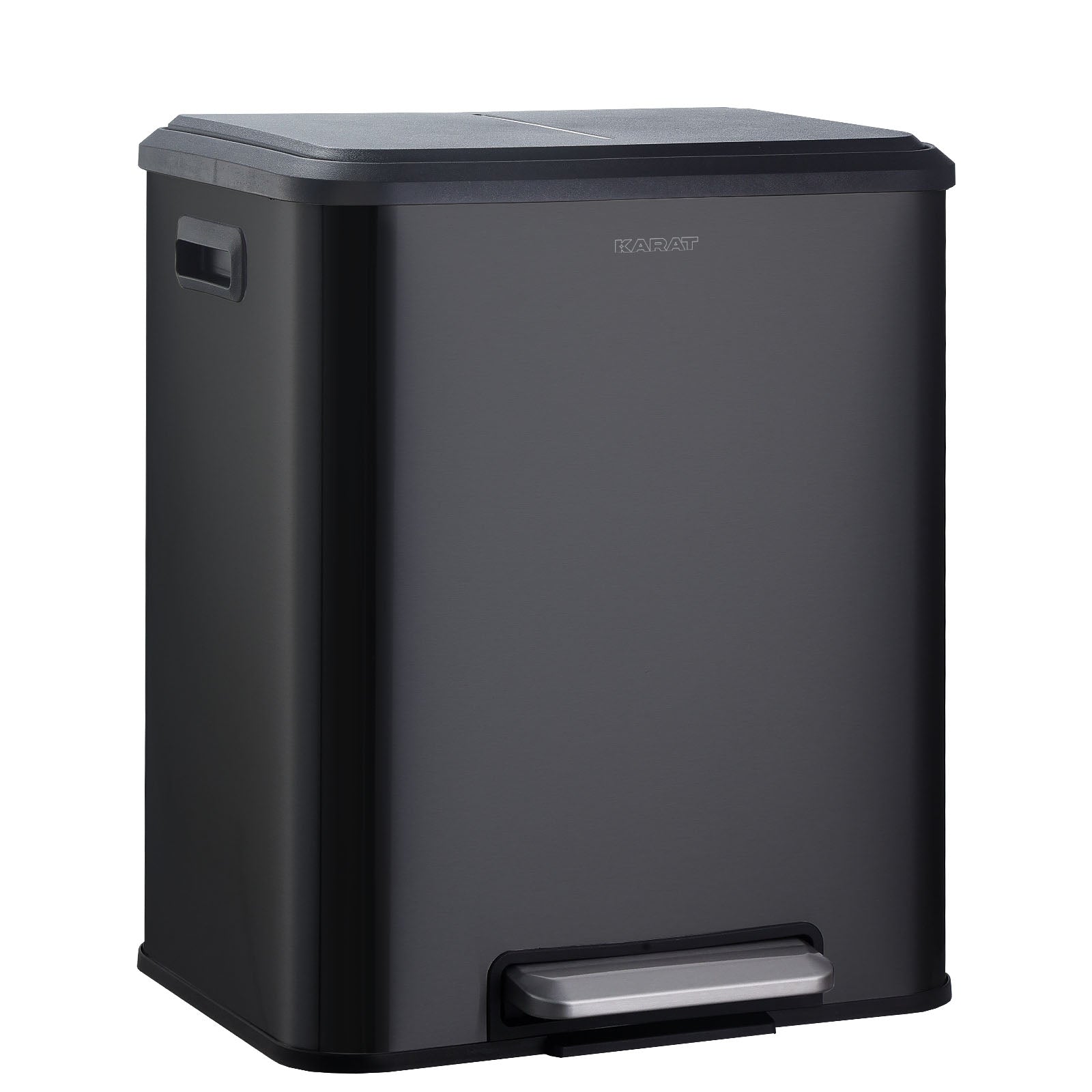 Poubelle | Jack | Capacité 30 L | Tri sélectif 2 voies | Soft-Close & Pedal | Acier inoxydable ou noir