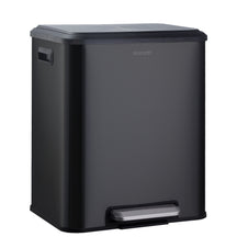 Poubelle | Jack | Capacité 30 L | Tri sélectif 2 voies | Soft-Close & Pedal | Acier inoxydable ou noir