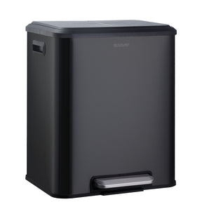 Poubelle | Jack | Capacité 30 L | Tri sélectif 2 voies | Soft-Close & Pedal | Acier inoxydable ou noir