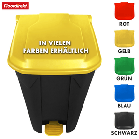 Poubelle | Olaf | Poubelle Step-On robuste | Pour la maison, le bureau & le commerce | Différentes couleurs & tailles
