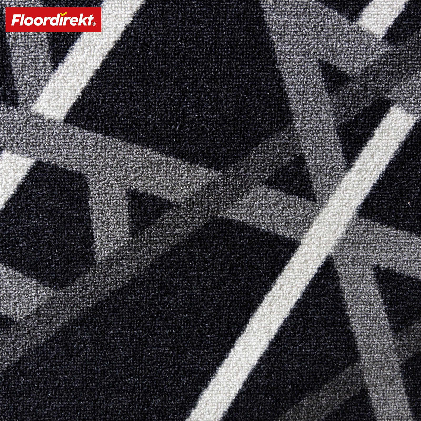 Tapis couloir Printed | En anthracite et marron | Tapis moderne à motif rayé avec dos antidérapant en gel | Résistant et facile d’entretien