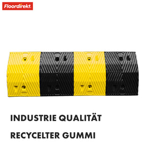 Ralentisseur en caoutchouc | Kenya | Ralentisseur noir et jaune de haute qualité pour une limitation de vitesse efficace