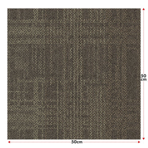 Dalles de moquette | Luzern | 50 x 50 cm | Confortable, insonorisant & adapté au chauffage au sol | Disponible en 4 couleurs