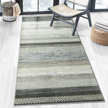 Tapis de passage sur mesure | Naxos | Antidérapant, résistant & facile d'entretien | Nombreuses variantes de couleurs dans un style moderne