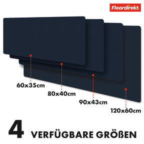 Sous-main | Nero | Similicuir souple et facile d'entretien | Disponible en plusieurs couleurs et tailles