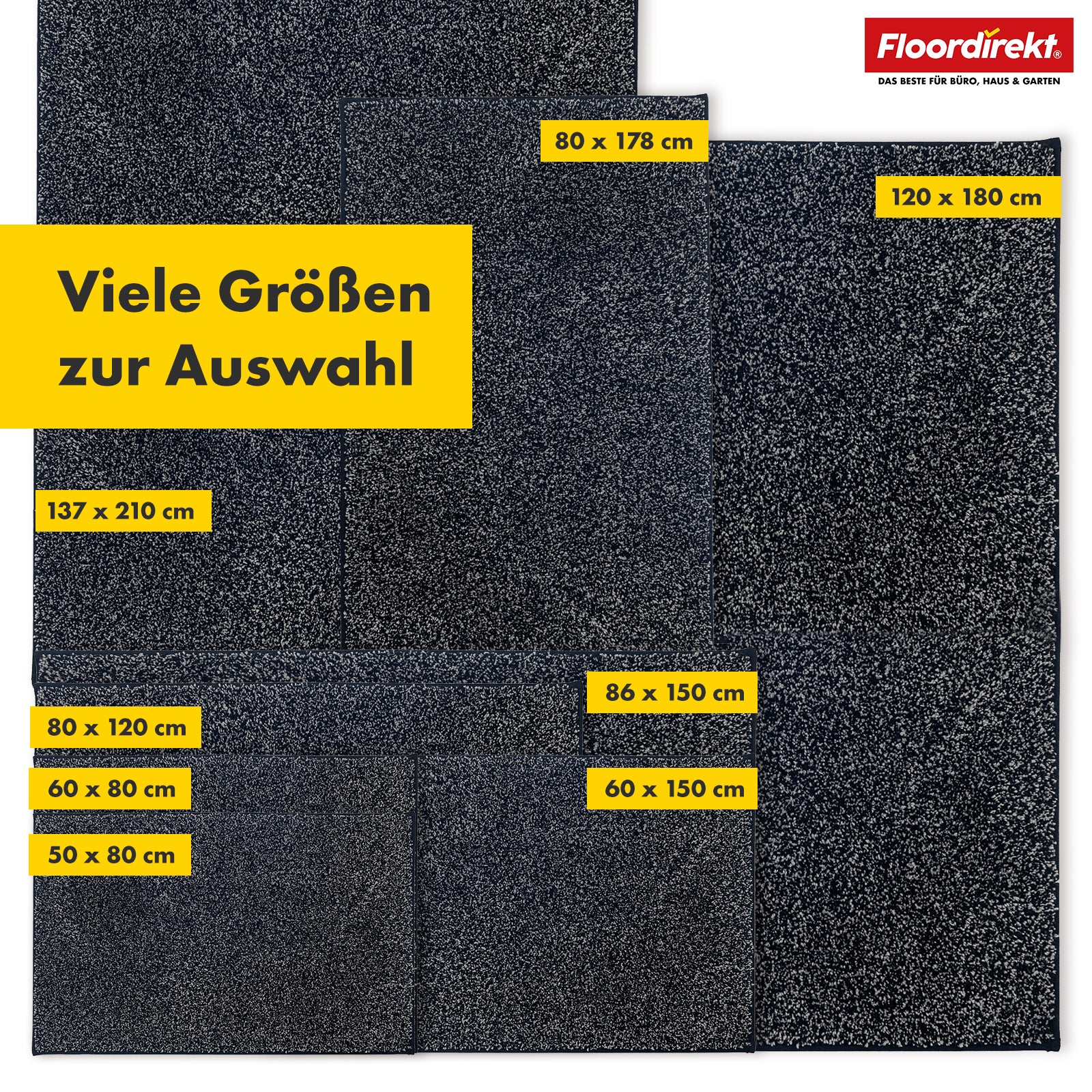 Tapis de bain | Nasa | Tapis de bain souple et résistant, bords renforcés, absorbant et facile d'entretien | Disponible en différentes couleurs et tailles