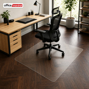 Tapis de protection de sol Floorfit sur mesure | Transparent mat | Pour parquet, stratifié et vinyle