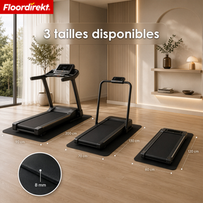 Tapis de protection de sol | Sparta | Tapis antidérapant pour tapis de course & vélo elliptique