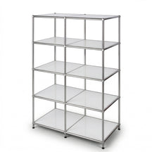 Étagère métallique | Concept Epure MK-015 | Étagère ouverte avec 5 niveaux | Étagère cuisine, bureau & salon