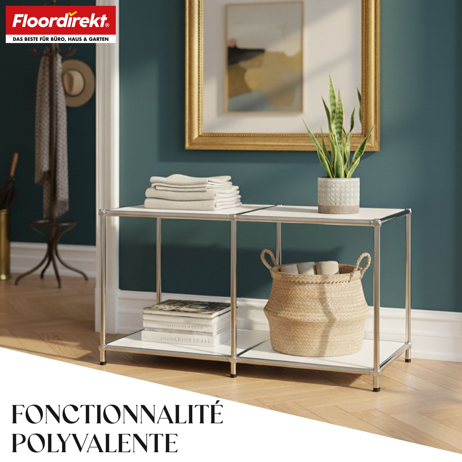 Étagère métallique | Concept Epure MK-016 | Buffet et étagère de rangement avec surfaces ouvertes | Disponible en plusieurs couleurs