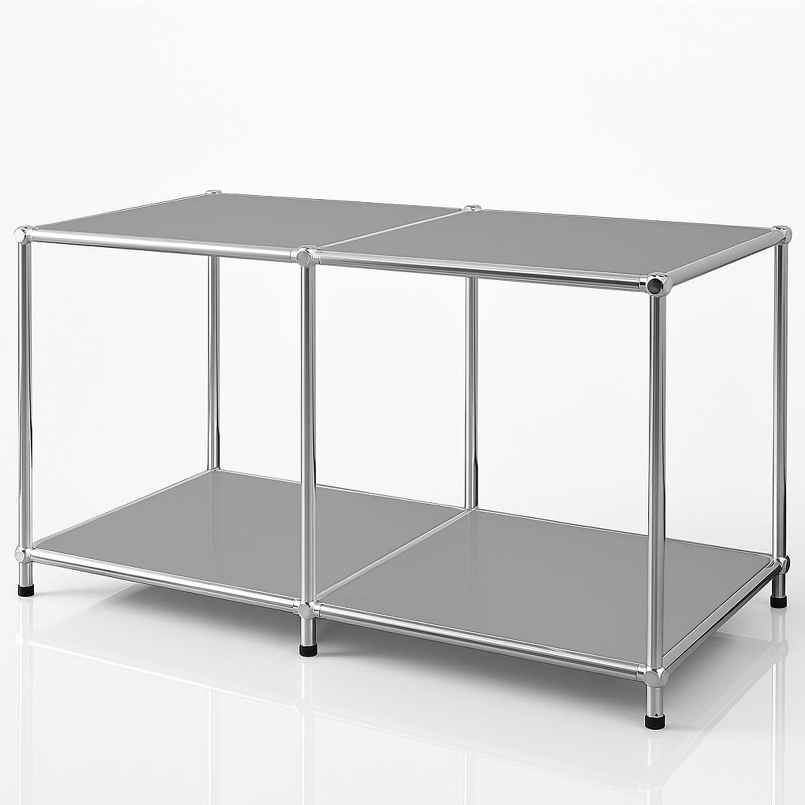 Étagère métallique | Concept Epure MK-016 | Buffet et étagère de rangement avec surfaces ouvertes | Disponible en plusieurs couleurs