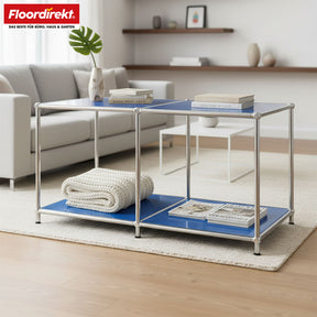 Étagère métallique | Concept Epure MK-016 | Buffet et étagère de rangement avec surfaces ouvertes | Disponible en plusieurs couleurs