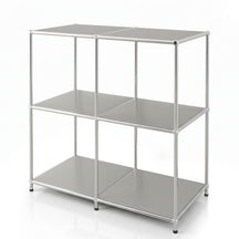 Étagère métallique | Concept Epure MK-027 | Buffet ouvert à 3 niveaux et étagère de rangement | Disponible en plusieurs couleurs