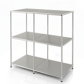 Étagère métallique | Concept Epure MK-027 | Buffet ouvert à 3 niveaux et étagère de rangement | Disponible en plusieurs couleurs