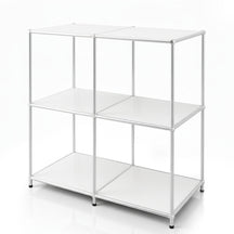 Étagère métallique | Concept Epure MK-027 | Buffet ouvert à 3 niveaux et étagère de rangement | Disponible en plusieurs couleurs